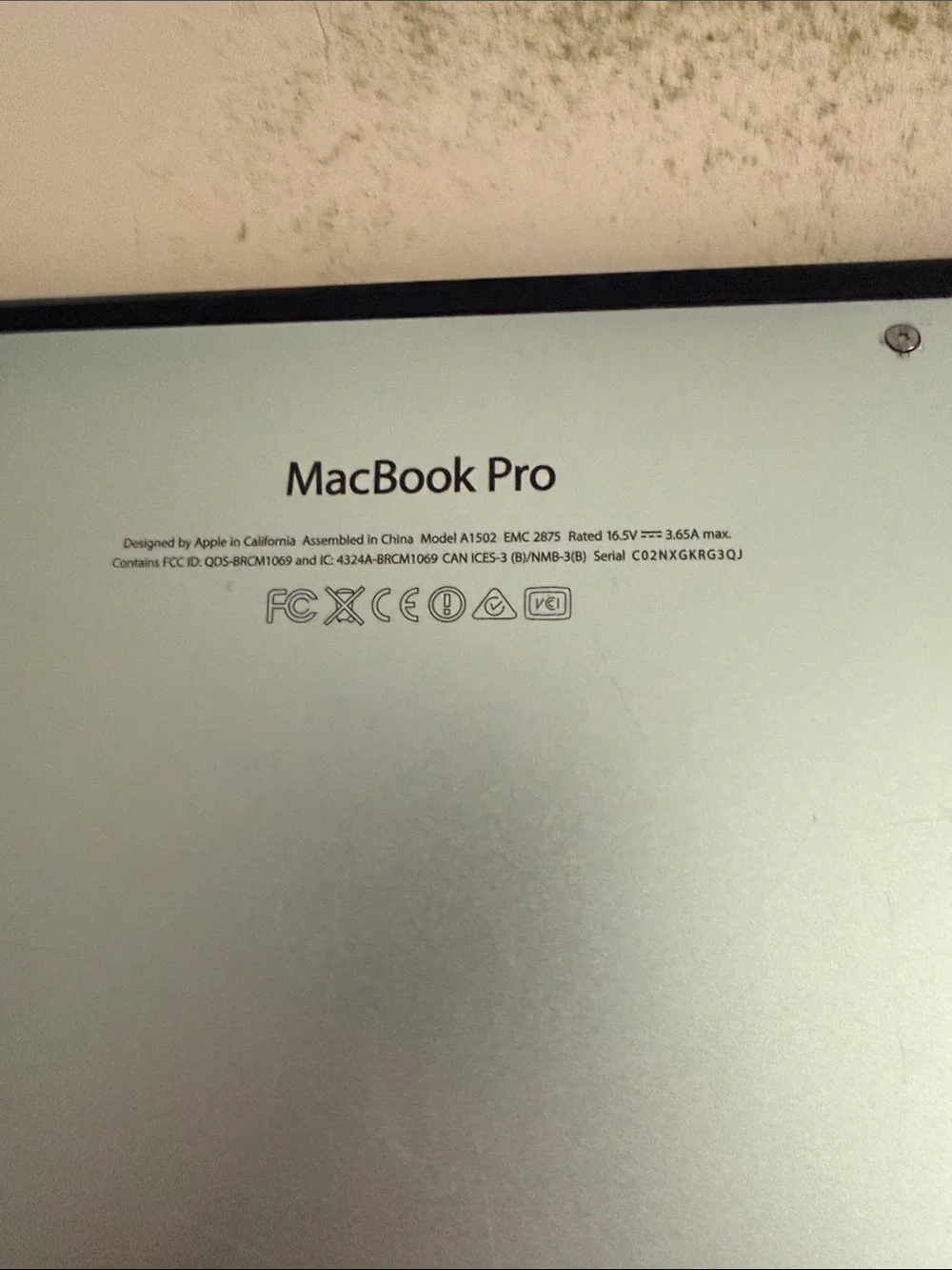 Apple MacBook Pro in Silver with Black Keyboard